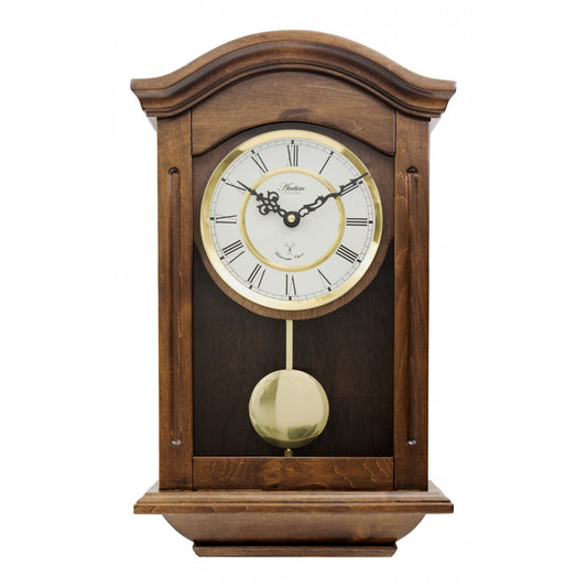 Wooden Radio Controlled Battery Wall Clock Thorncroft 76076