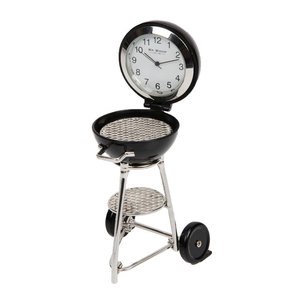 Widdop Miniature Battery Mantle Clock BBQ 9708