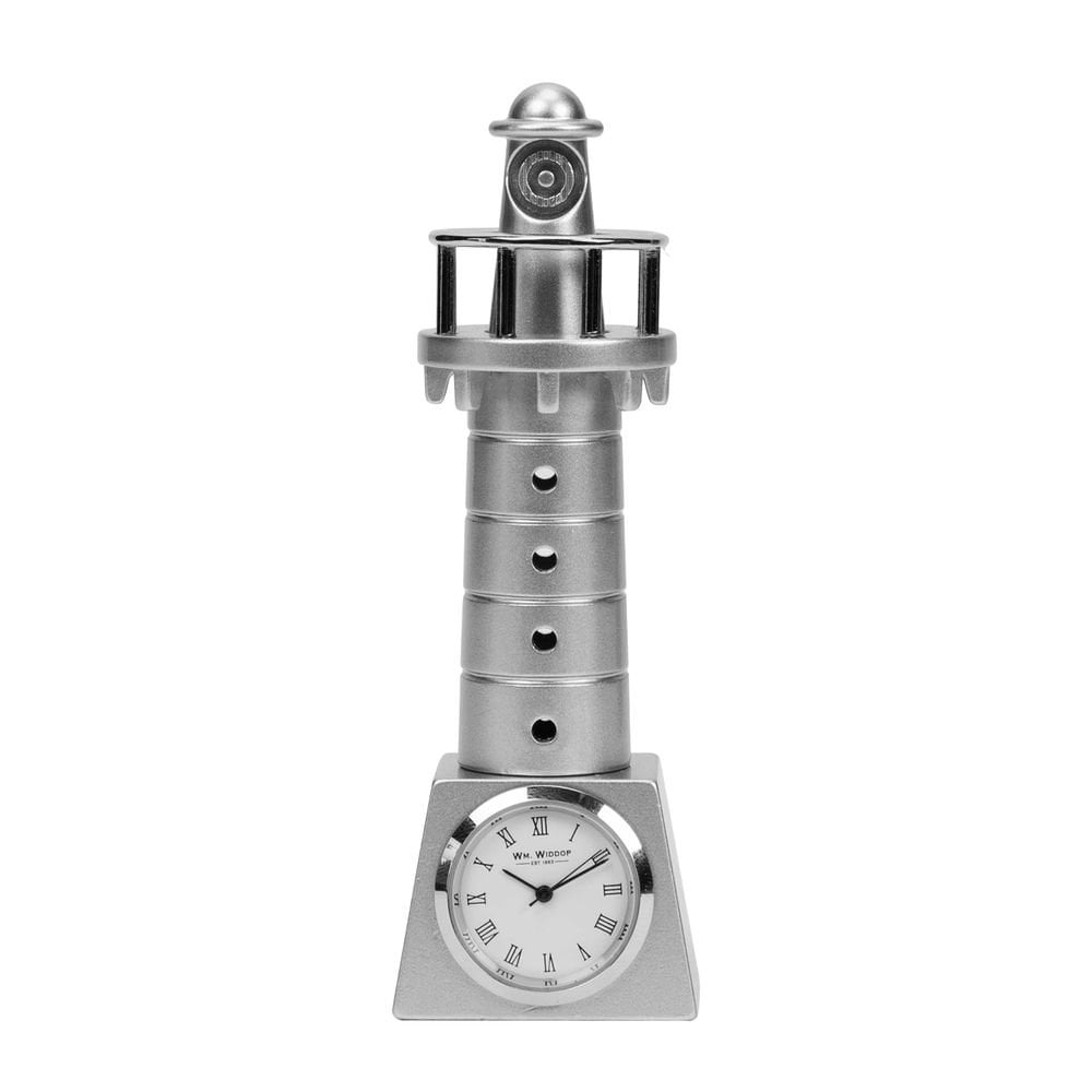 Widdop Miniature Battery Mantle Clock Lighthouse 9714