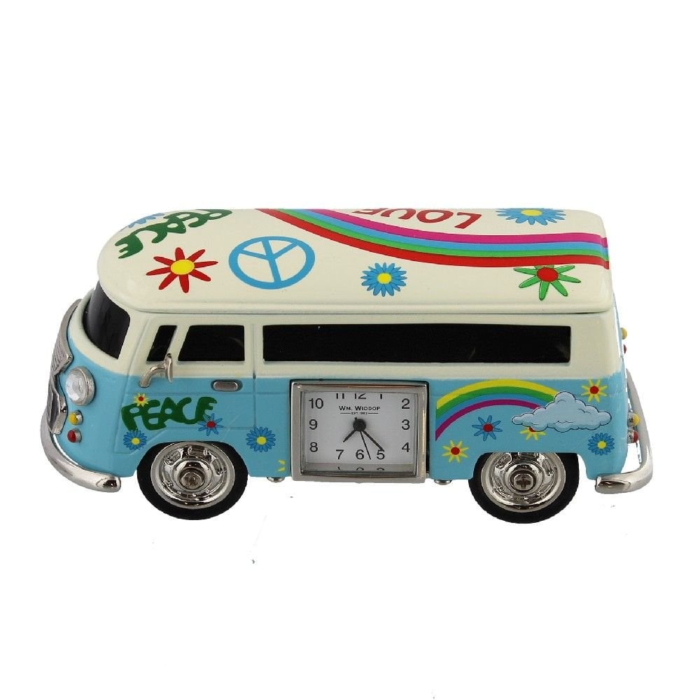 Widdop Miniature Battery Mantle Clock Camper Van 9090