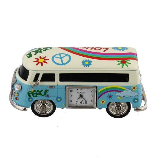 Widdop Miniature Battery Mantle Clock Camper Van 9090