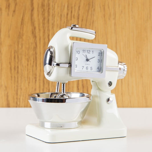 Widdop Miniature Battery Mantle Clock Food Processor Mixer 9610