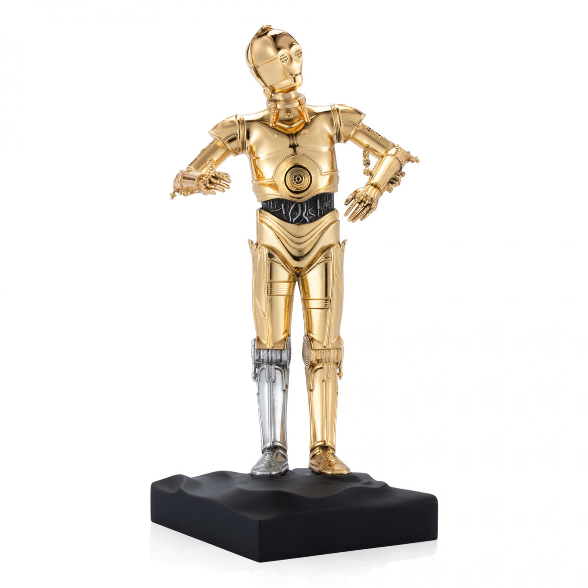 Star Wars C-3PO Gold on Pewter Figurine 017927E