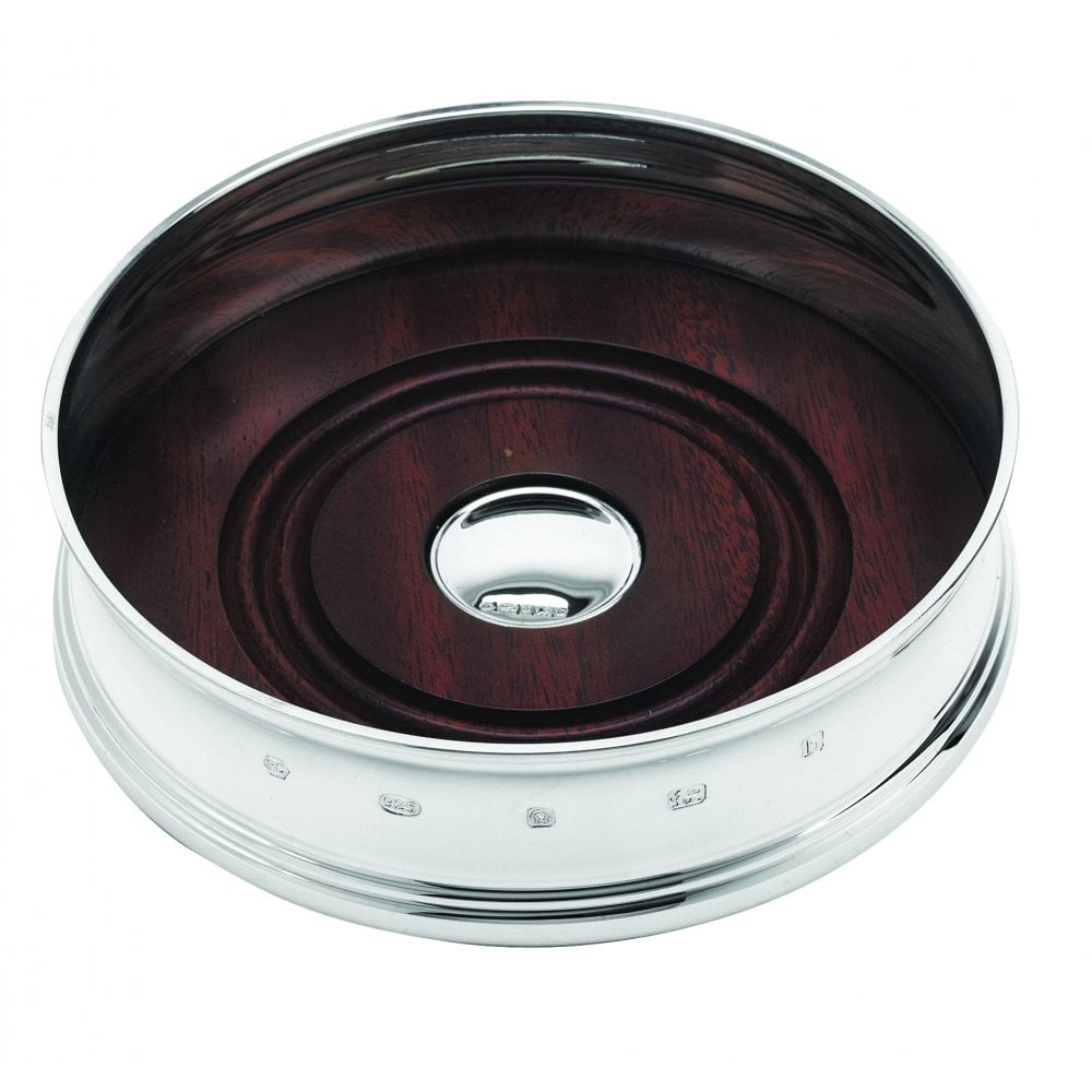 Sterling Silver Hallmarked Wine Bottle Coaster Concave BOCC3.5