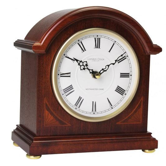 Wooden Westminster Chime Battery Mantel Clock 07029
