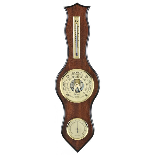 Woodford Wooden Weather Station Banjo Barometer 1607