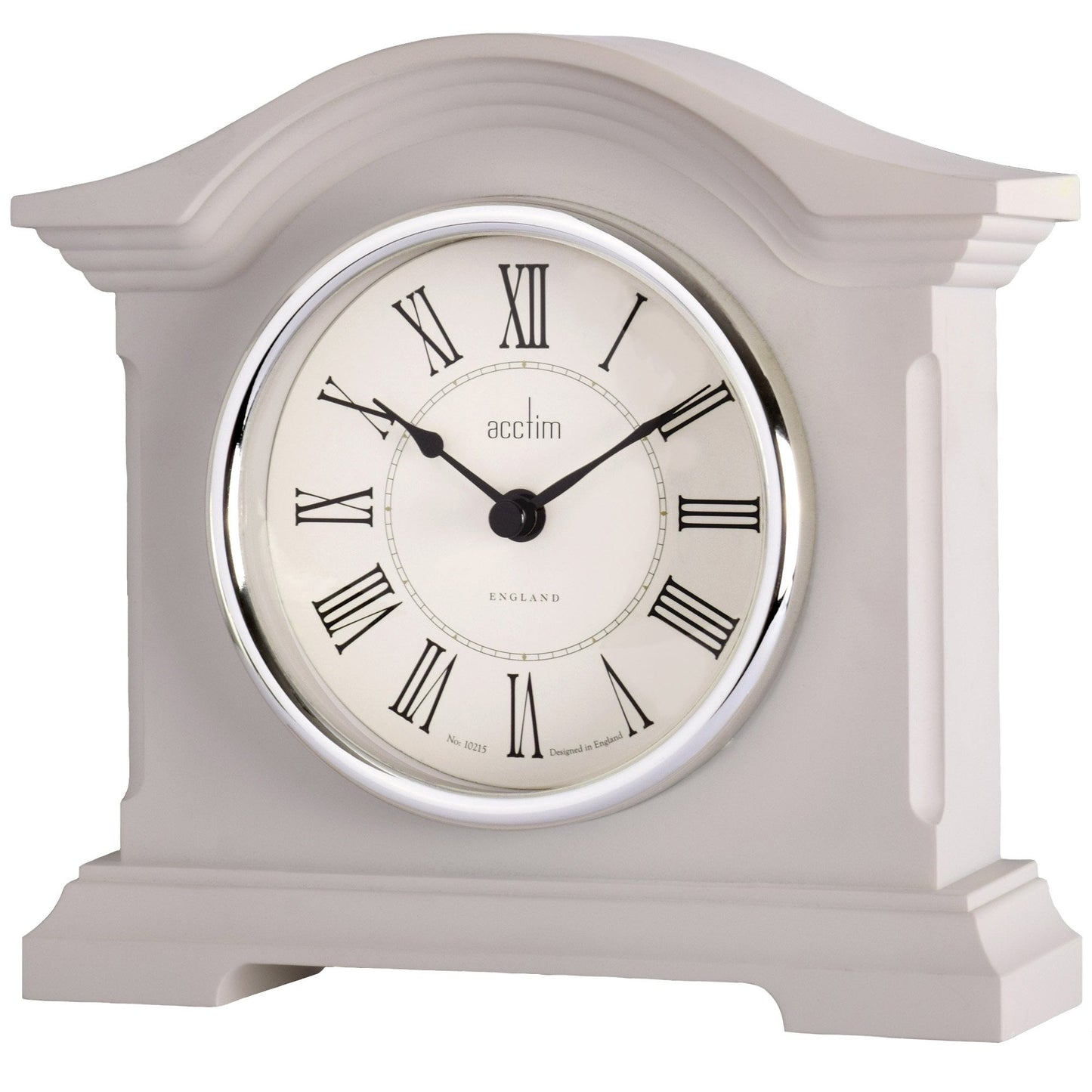 Taupe Quartz Battery Mantle Clock 'Cliffburn' 33796