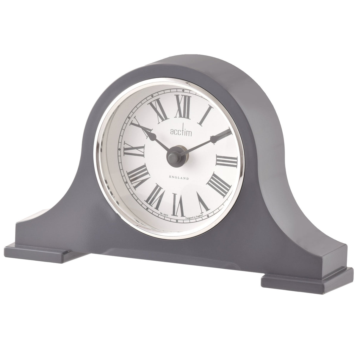 Aston Grey Napoleon Quartz Mantle Clock Harston 36967
