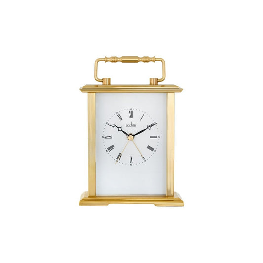 Gold Finish Acctim Battery Carriage Clock Gainsborough 36518