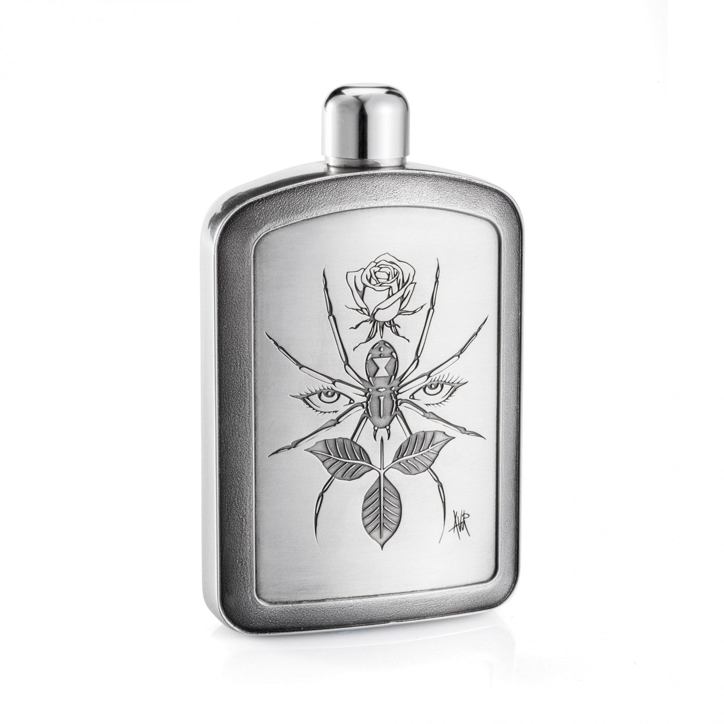 Royal Selangor Limited Edition VU Noir Spider Hip Flask 012714