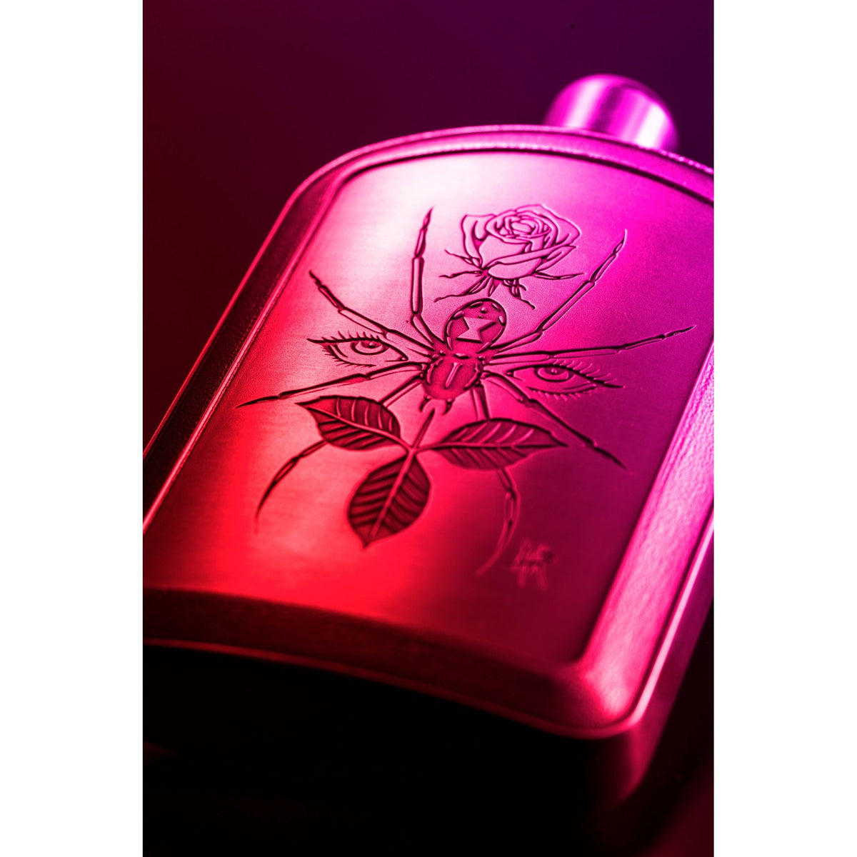 Royal Selangor Limited Edition VU Noir Spider Hip Flask 012714