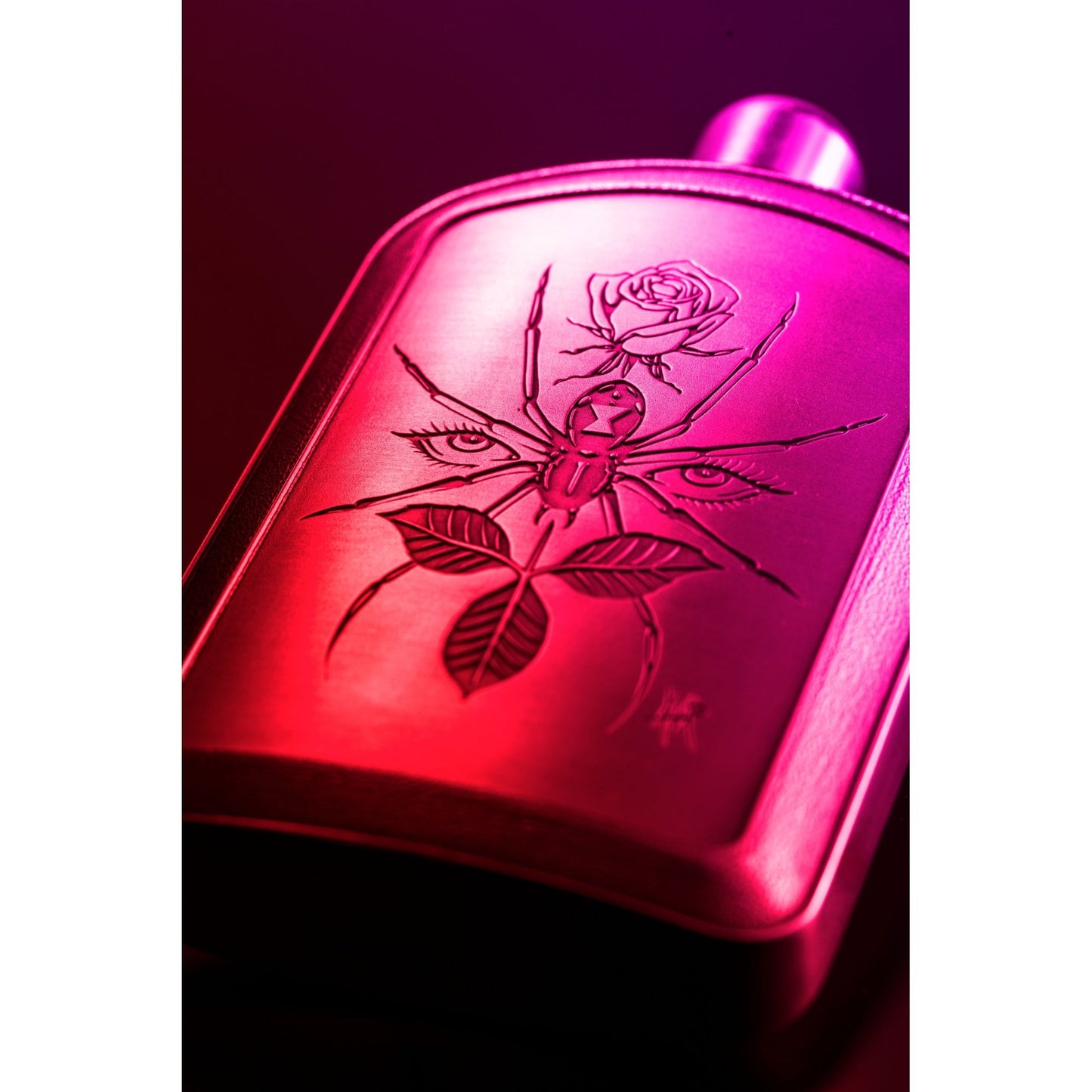 Royal Selangor Limited Edition VU Noir Spider Hip Flask 012714