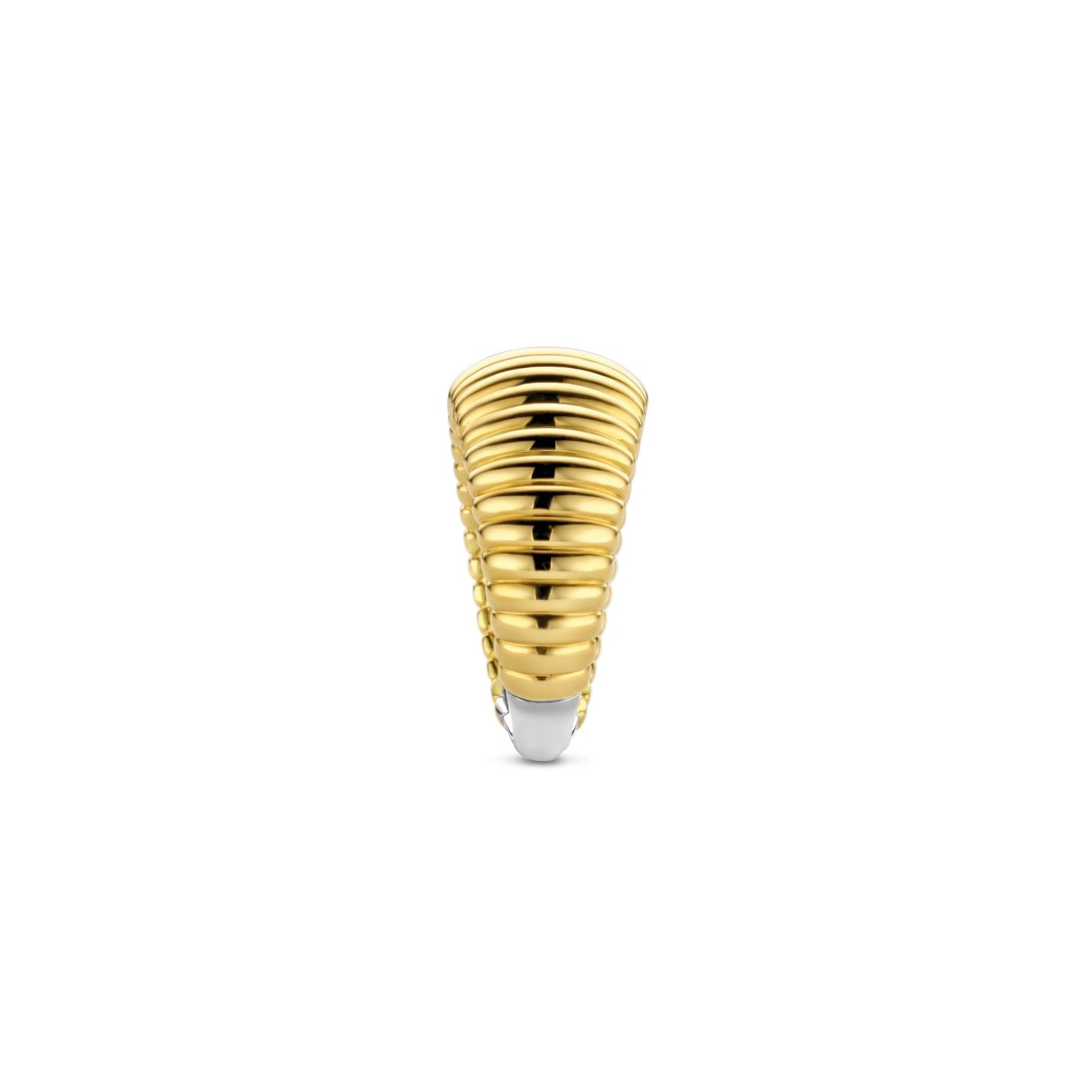 Ti Sento Milano Sterling Silver Gold Finished Ring 12217SY