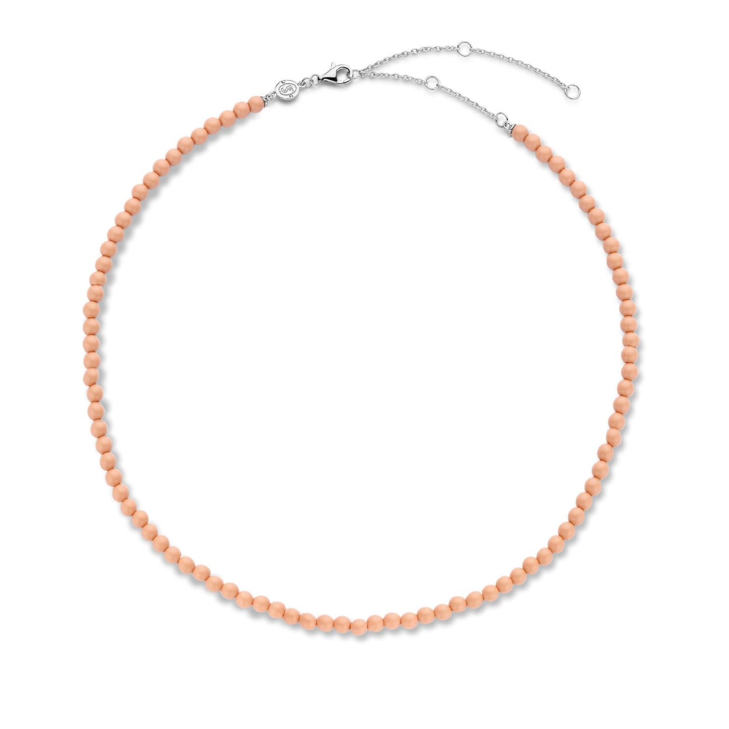 Ti Sento Milano Pink Coral Bead Necklace 3916CP