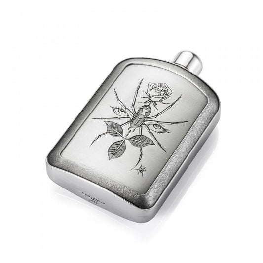 Royal Selangor Limited Edition VU Noir Spider Hip Flask 012714