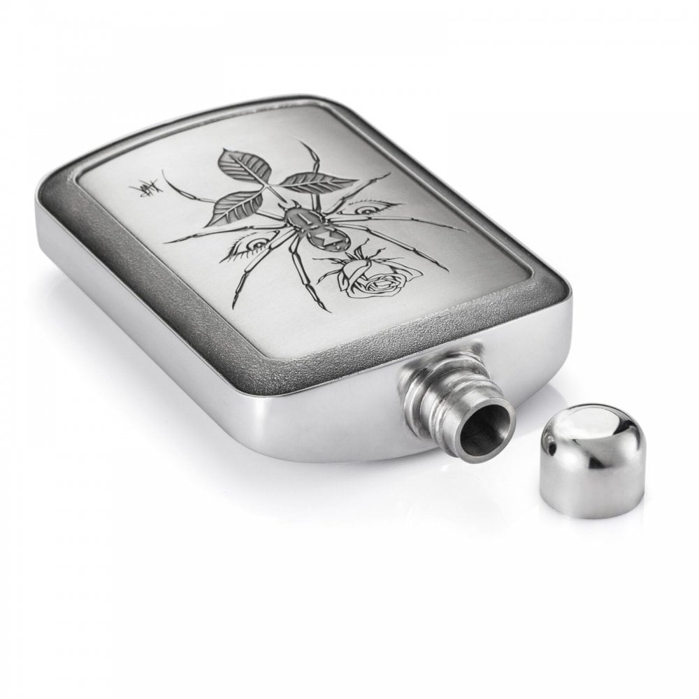 Royal Selangor Limited Edition VU Noir Spider Hip Flask 012714
