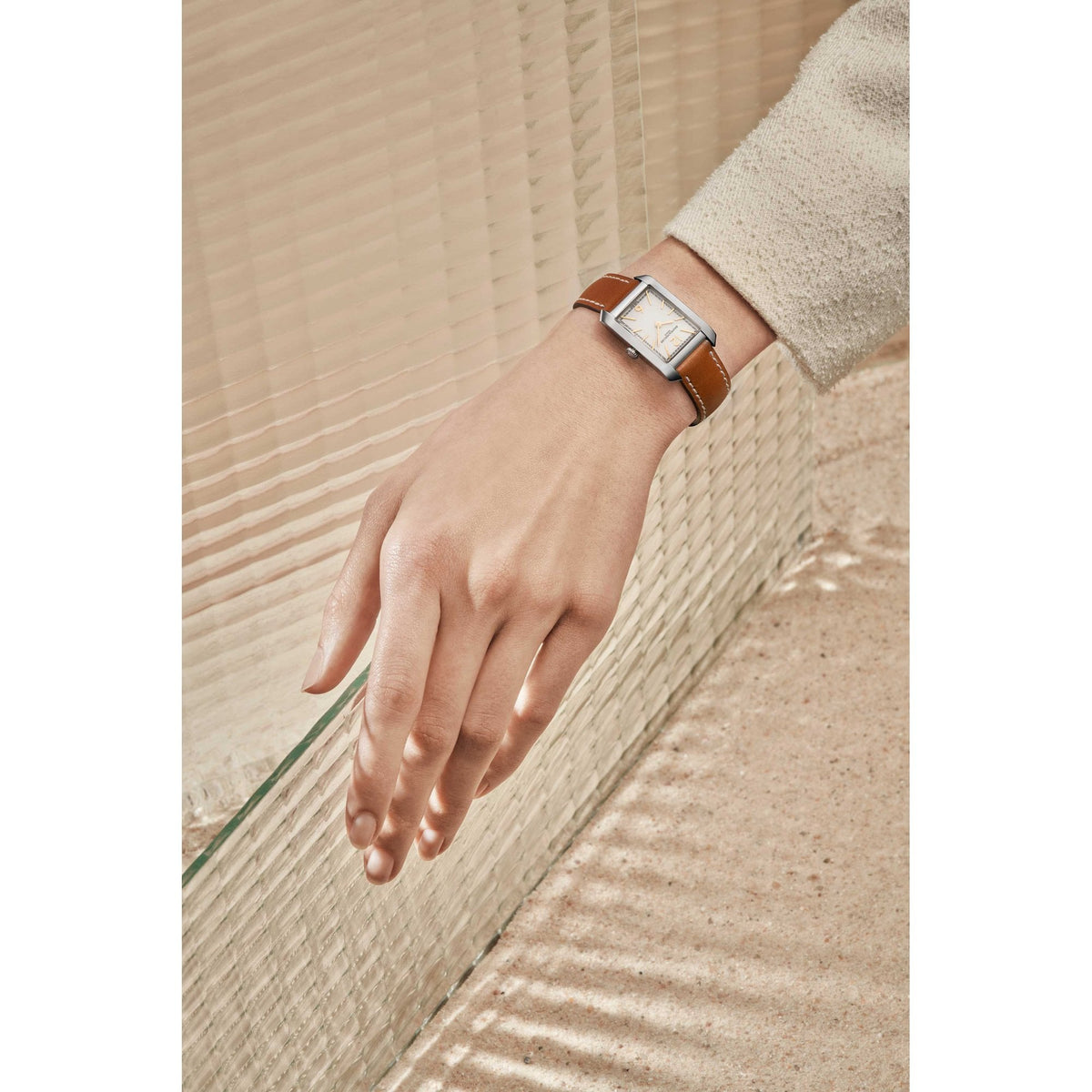 Ladies Stainless Steel Quartz Watch on Strap Hampton 10472