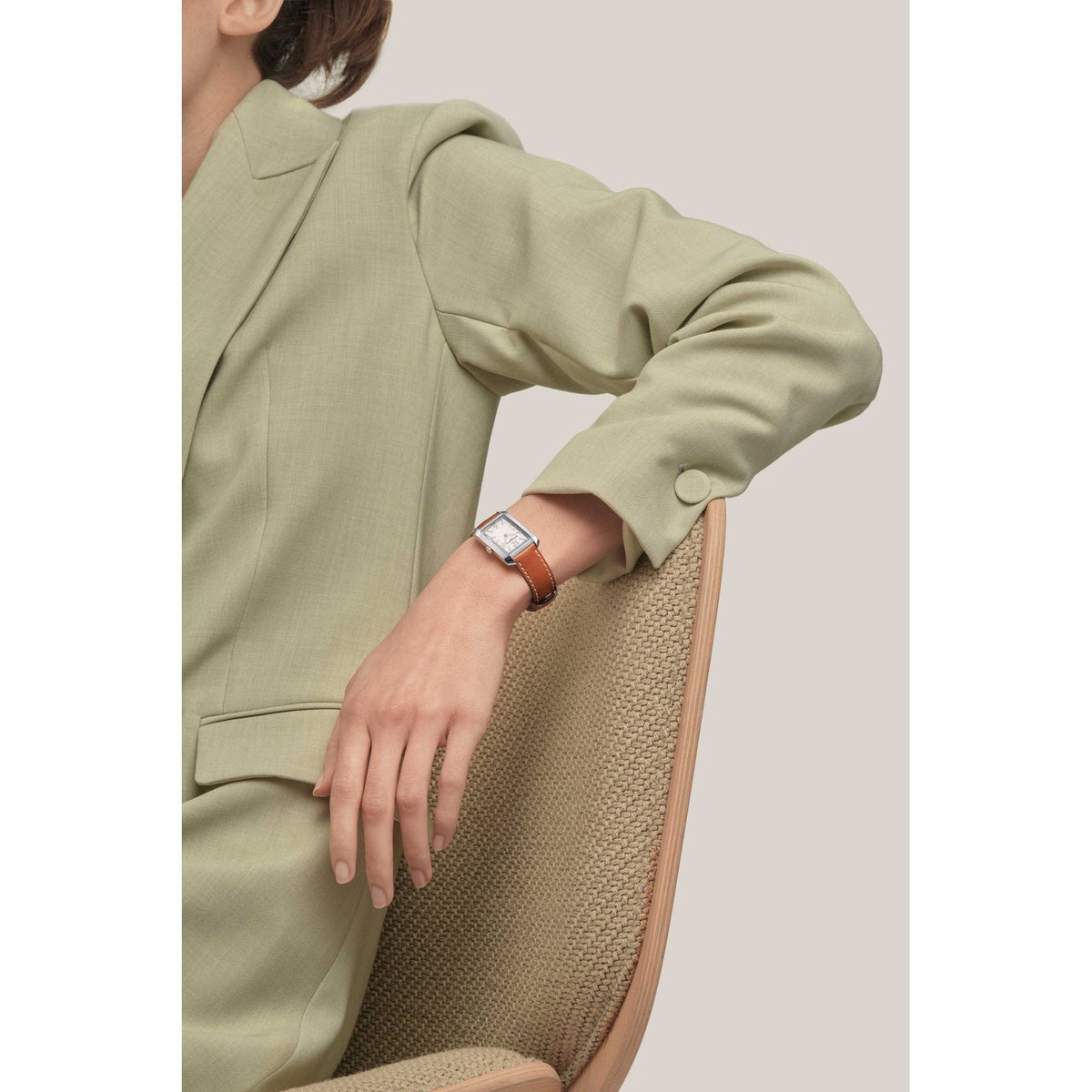 Ladies Stainless Steel Quartz Watch on Strap Hampton 10472