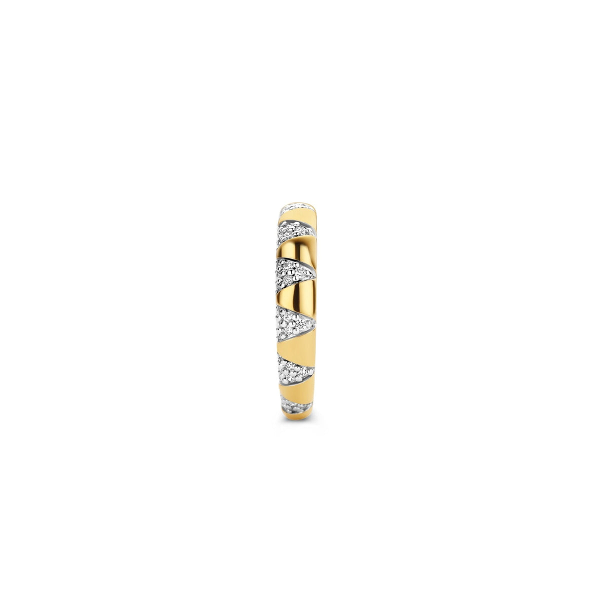 Ti Sento Milano Gold Finished CZ Ring 12216ZY