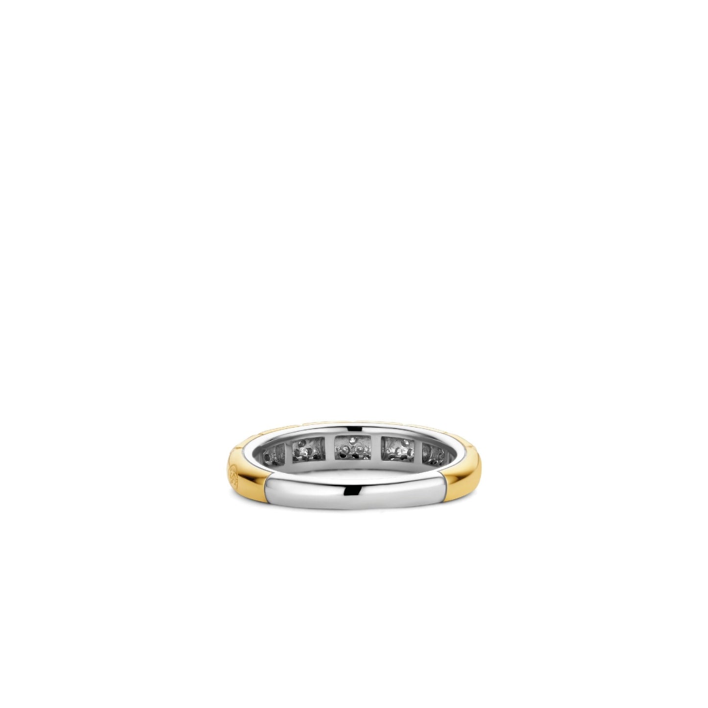 Ti Sento Milano Gold Finished CZ Ring 12216ZY