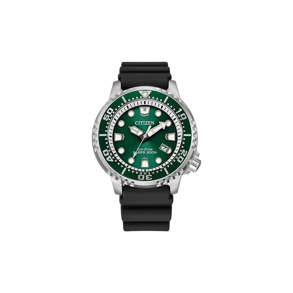 Gents Steel Eco-Drive Solar Diver's Watch, Strap BN0158-18X