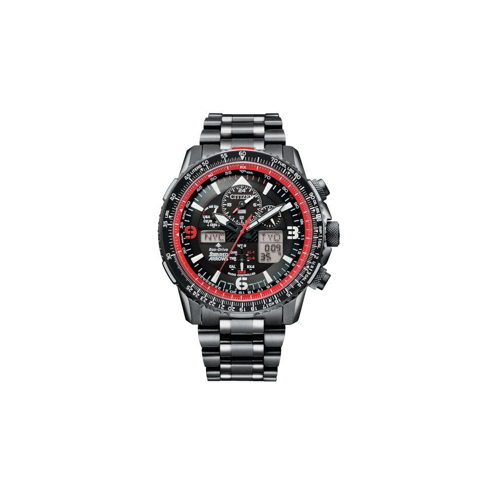 Citizen Red Arrows Skyhawk Atomic Time Bracelet Watch JY8087-51E