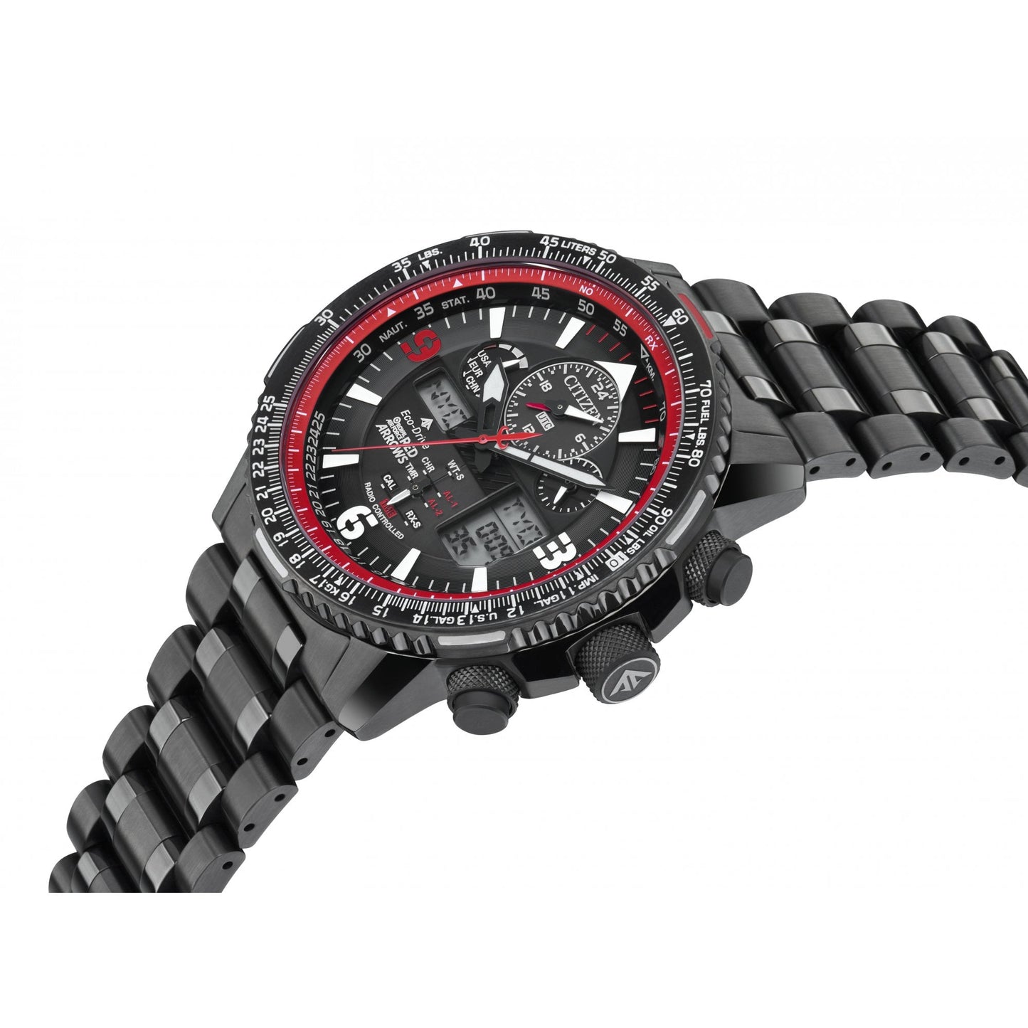 Citizen Red Arrows Skyhawk Atomic Time Bracelet Watch JY8087-51E