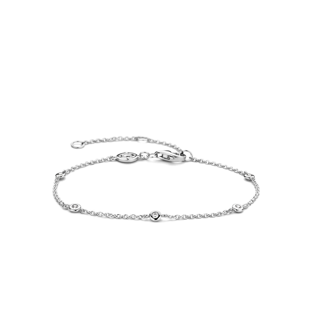 Ti Sento Milano Sterling Silver Cubic Zirconia Bracelet 2974ZI
