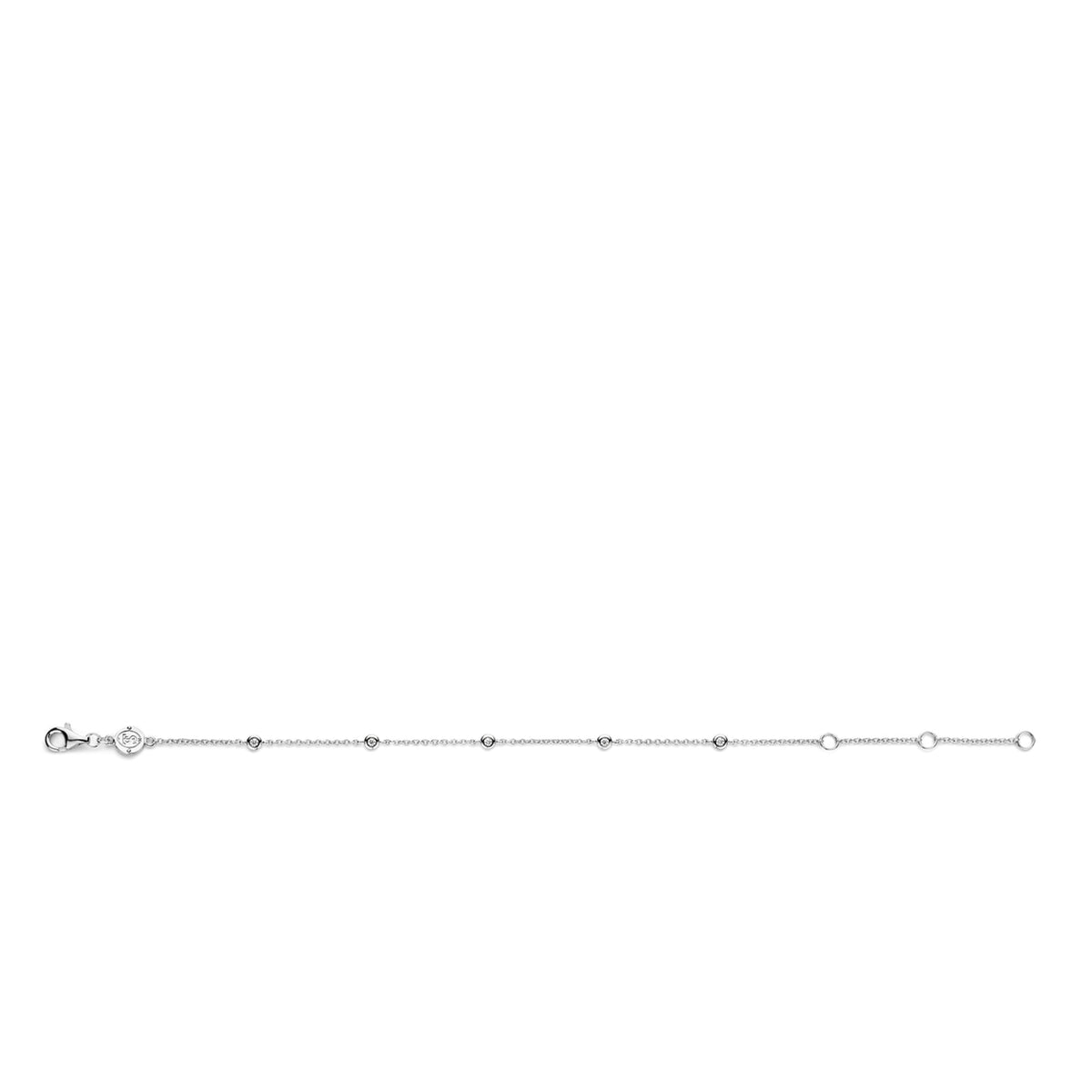 Ti Sento Milano Sterling Silver Cubic Zirconia Bracelet 2974ZI