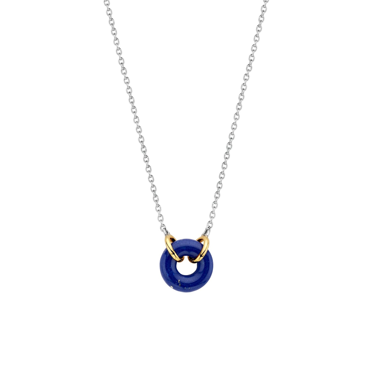 Ti Sento Milano Sterling Silver Lapis Necklace 3971BL