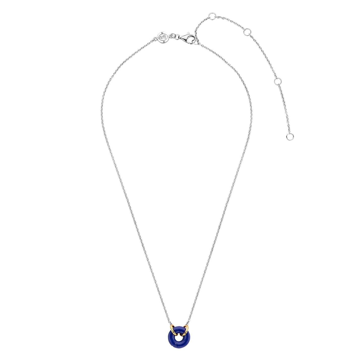 Ti Sento Milano Sterling Silver Lapis Necklace 3971BL