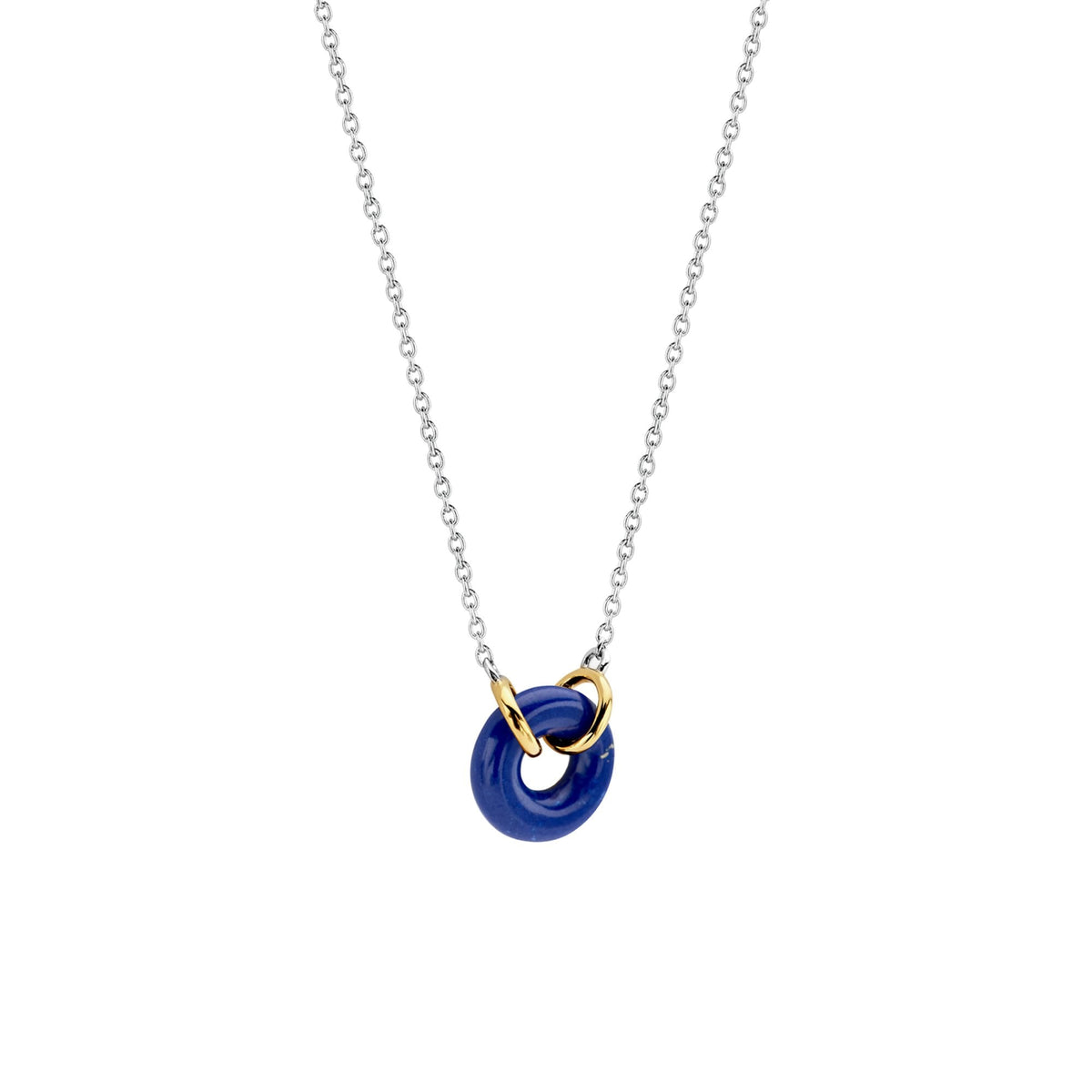 Ti Sento Milano Sterling Silver Lapis Necklace 3971BL