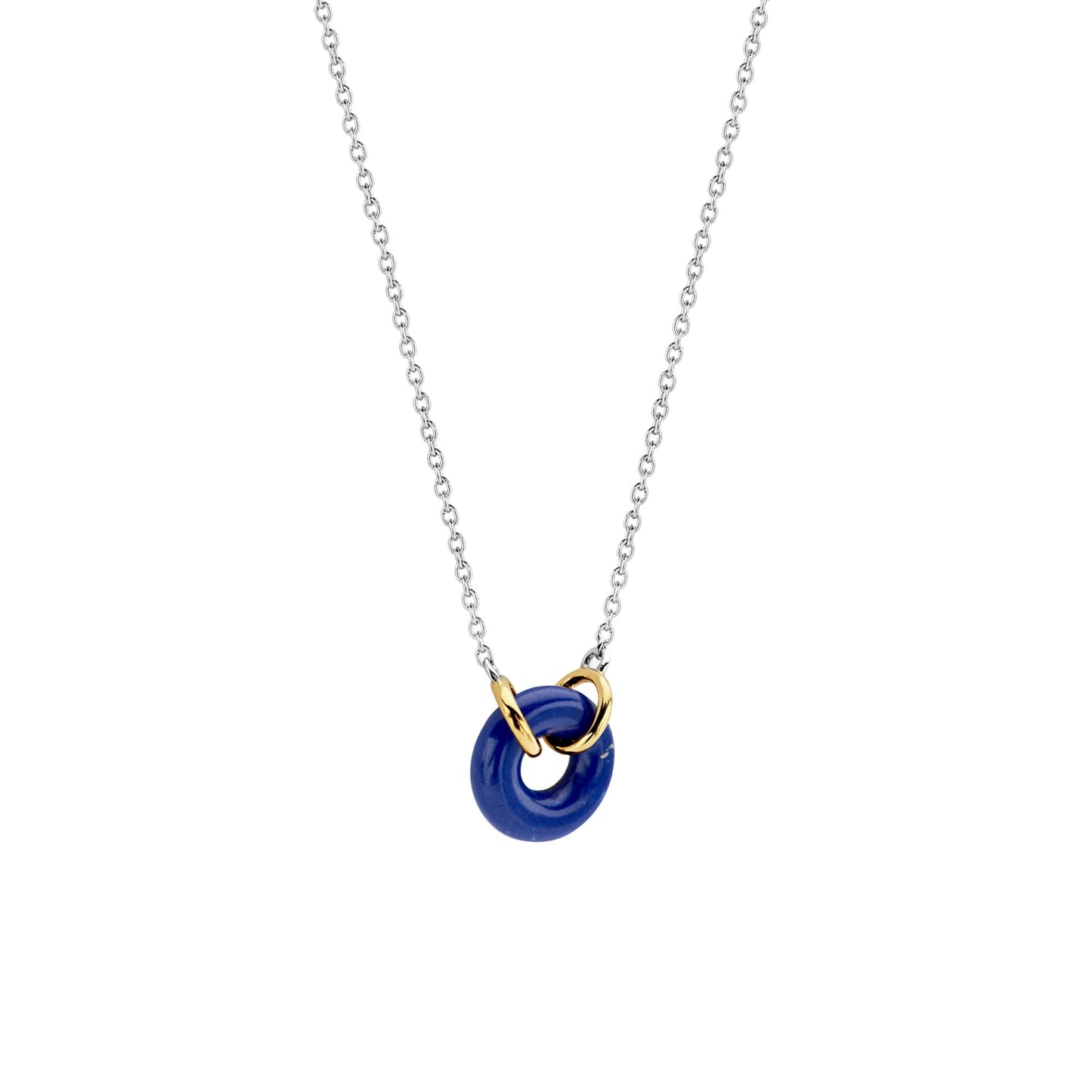 Ti Sento Milano Sterling Silver Lapis Necklace 3971BL