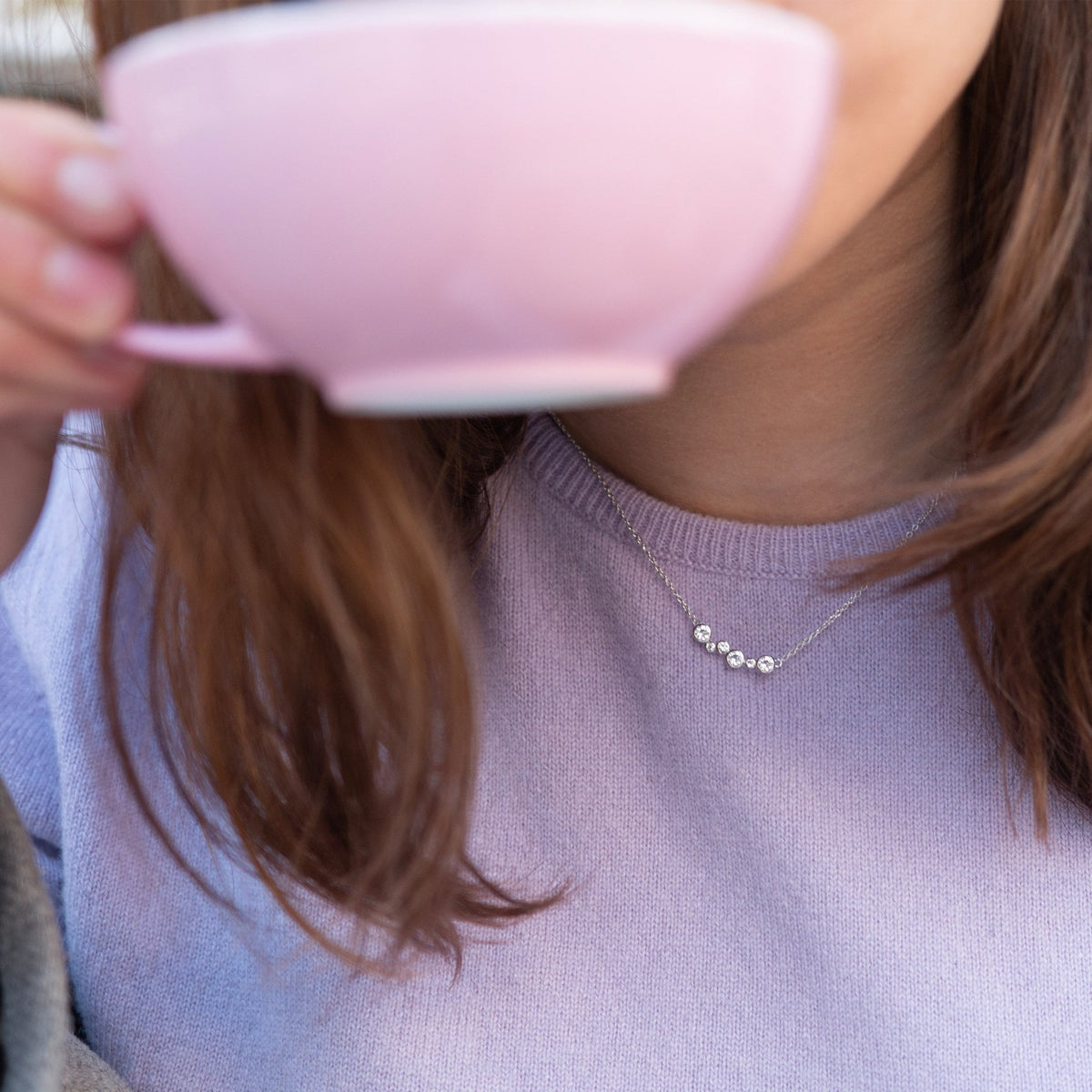 Hot Diamonds Sterling Silver Tender Necklace DN147