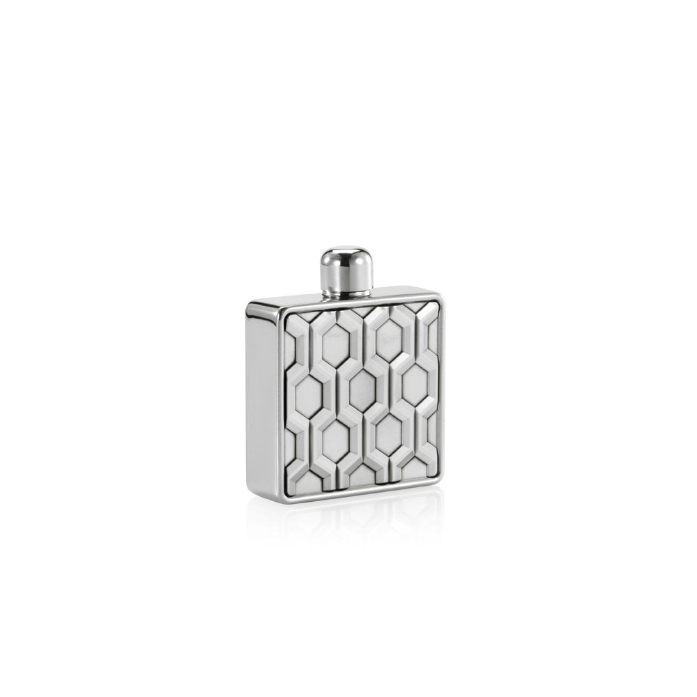Pewter Hip Flask Hexagonal 012701R