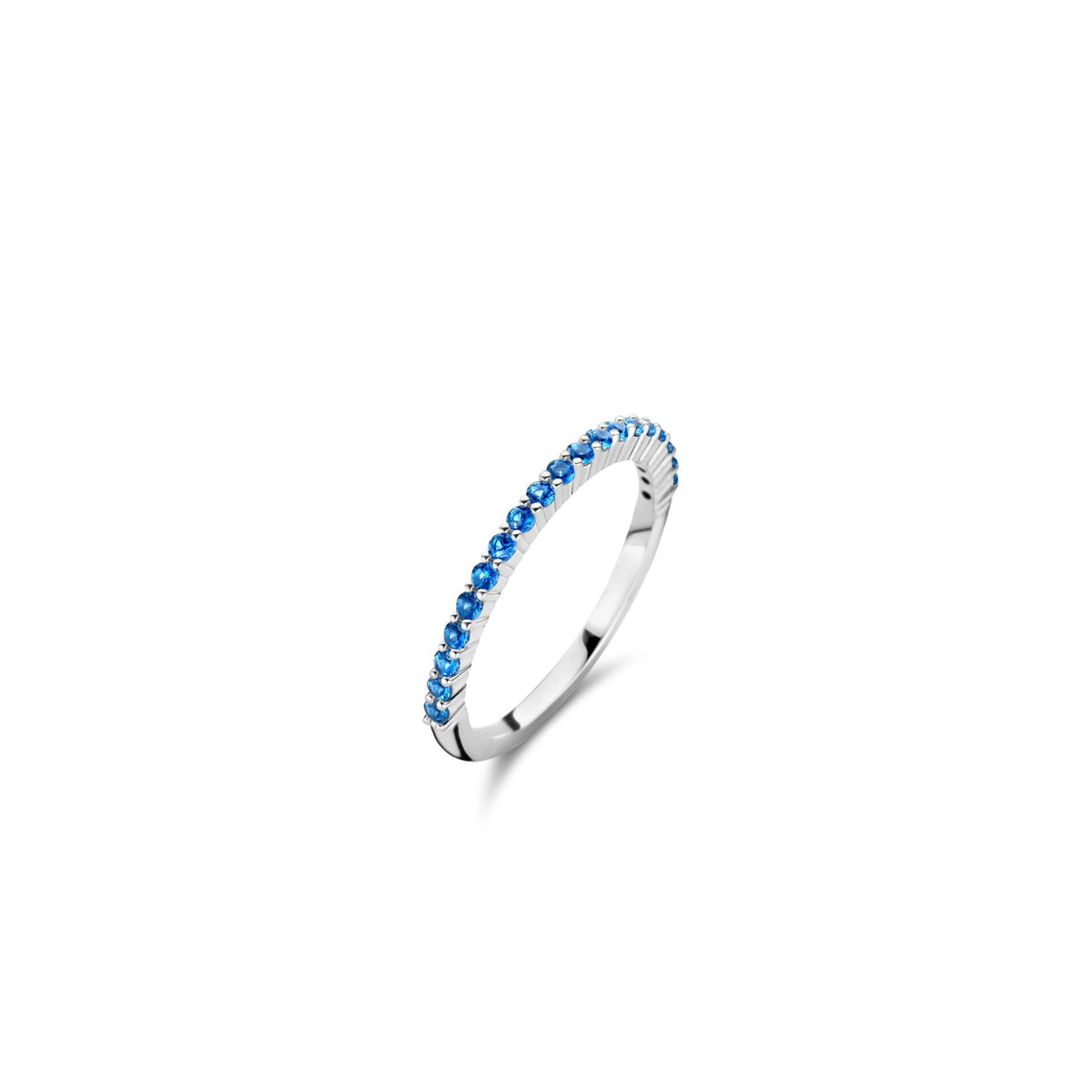 Ti Sennto Sterling Silver Lapis Blue Stone Ring 12268DB