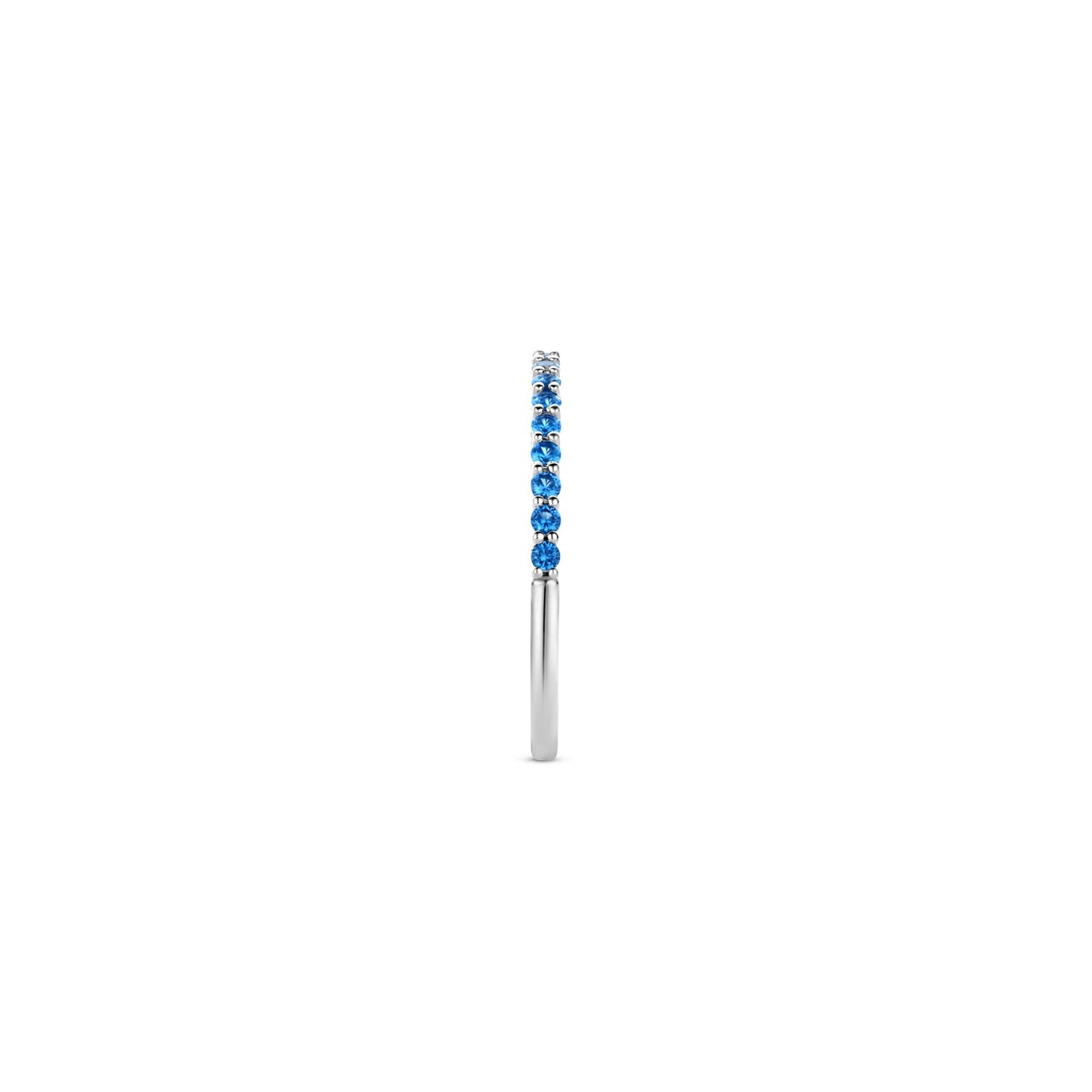 Ti Sennto Sterling Silver Lapis Blue Stone Ring 12268DB