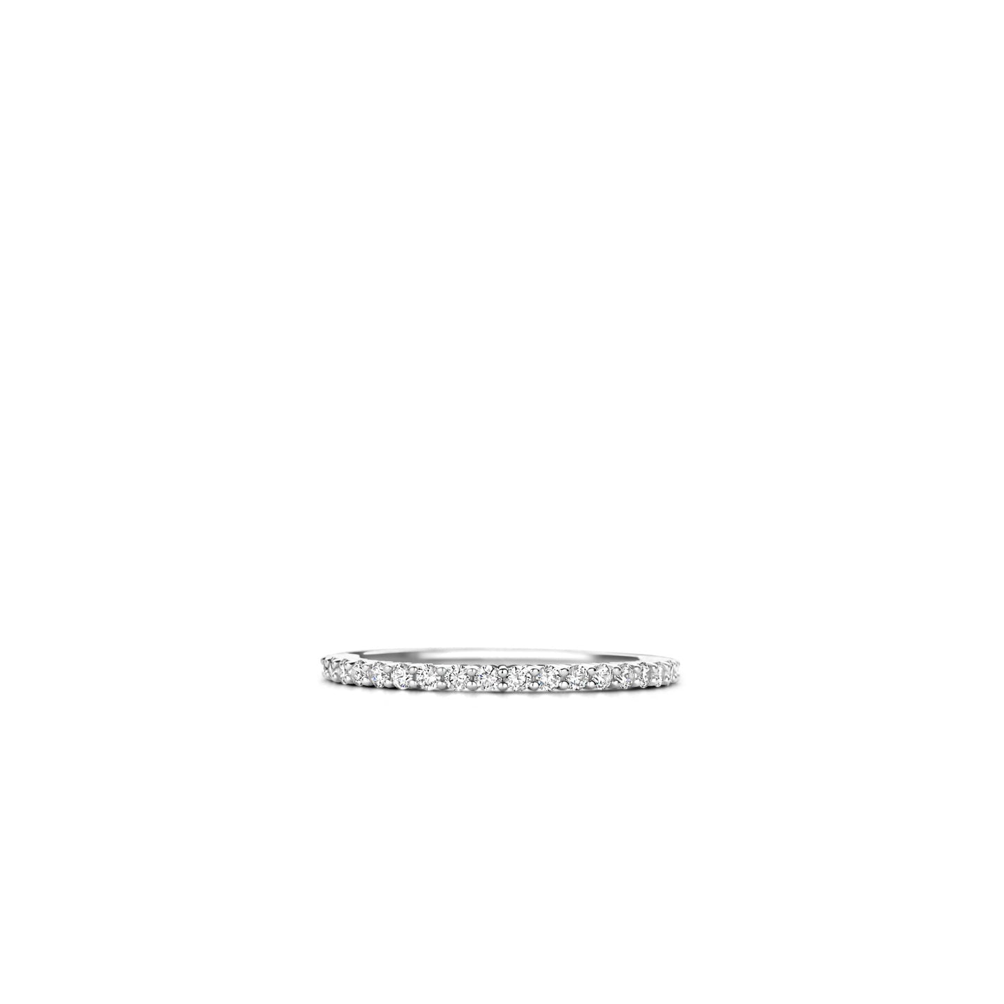 Ti Sento Sterling Silver CZ Ring 12268ZI