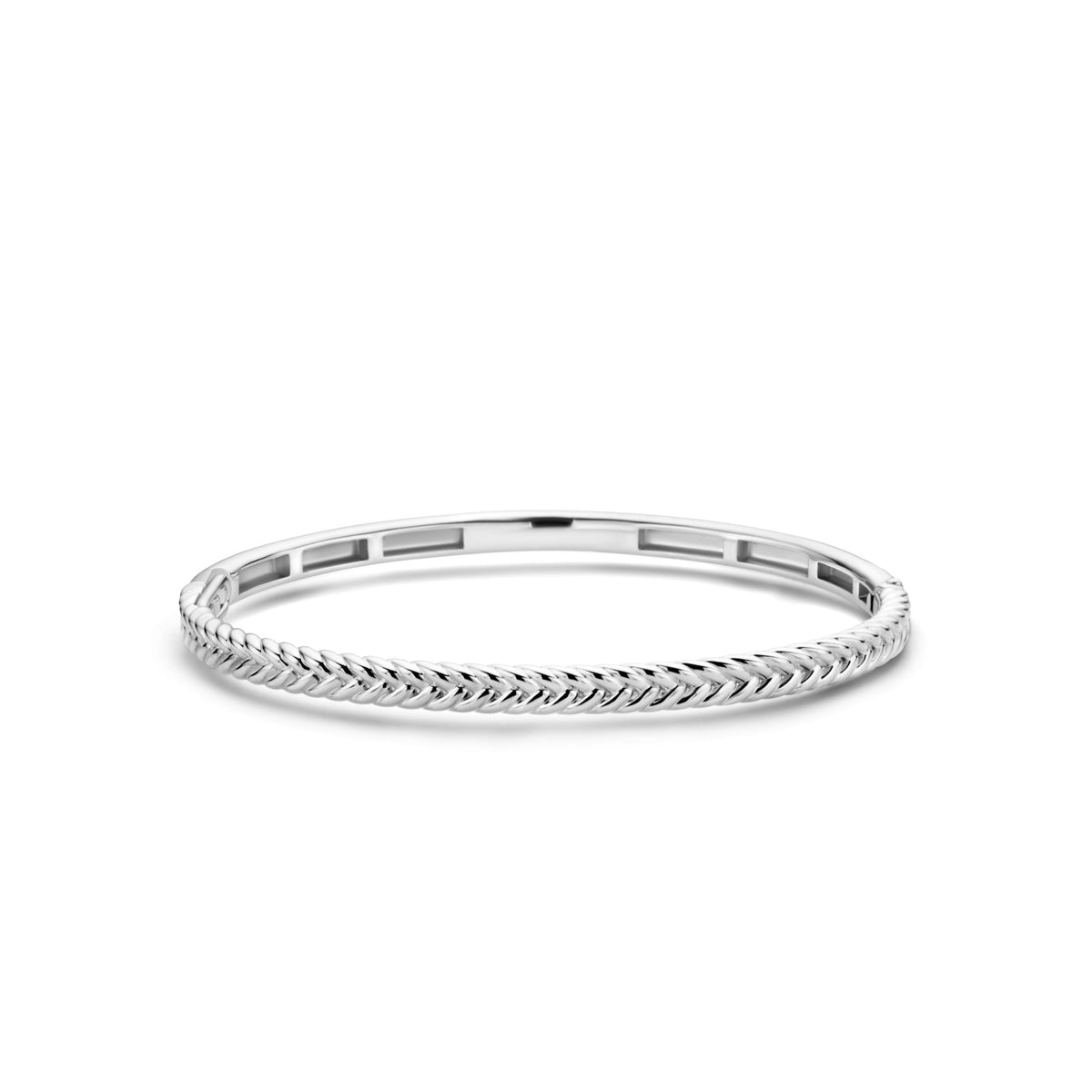 Ti Sento Sterling Silver Braided Bangle 2992SI
