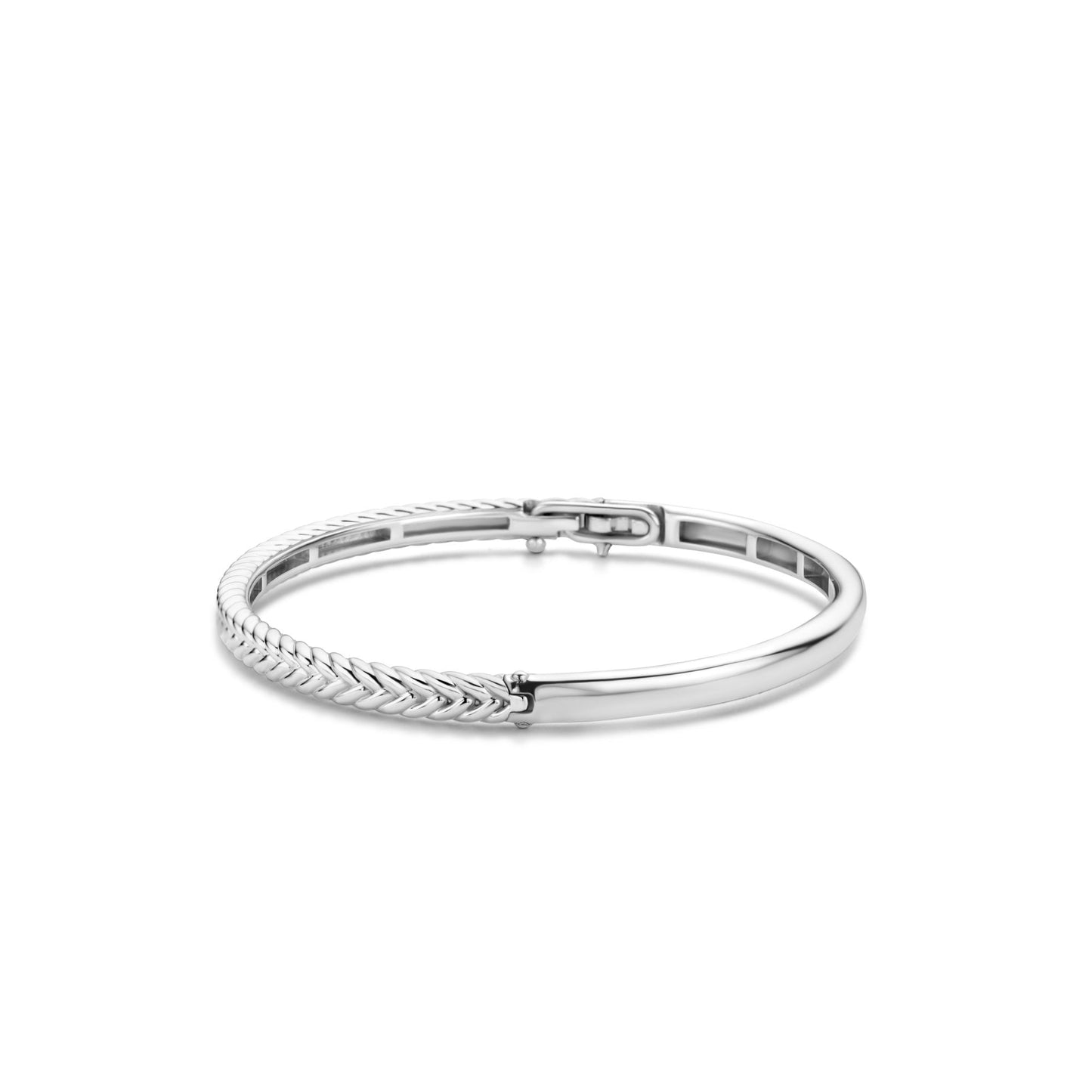 Ti Sento Sterling Silver Braided Bangle 2992SI