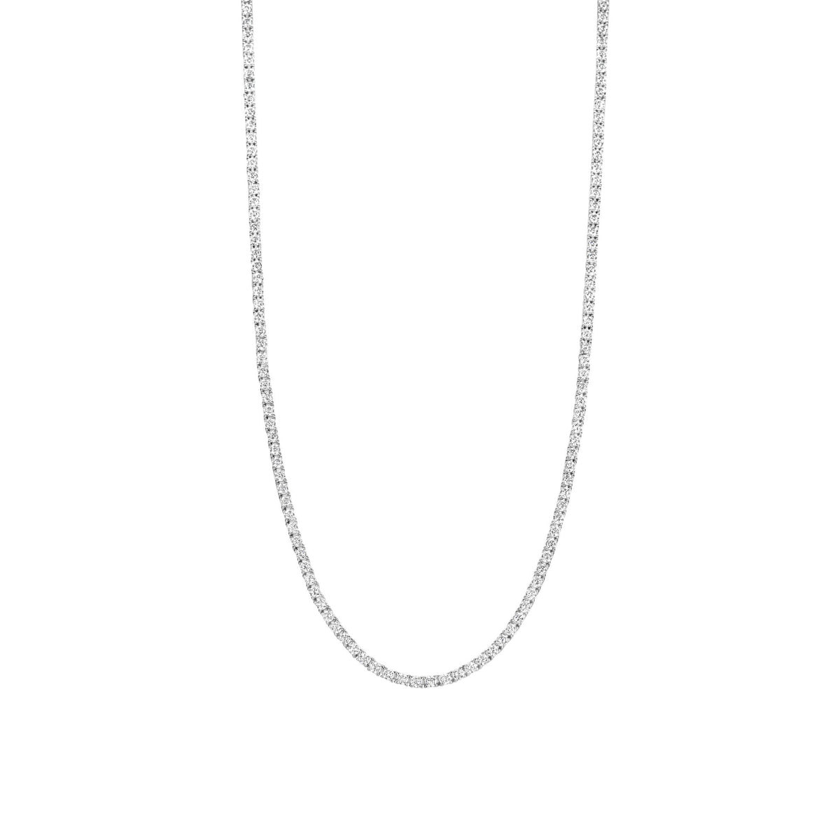 Ti Sento Sterling Silver CZ Necklace 3992ZI