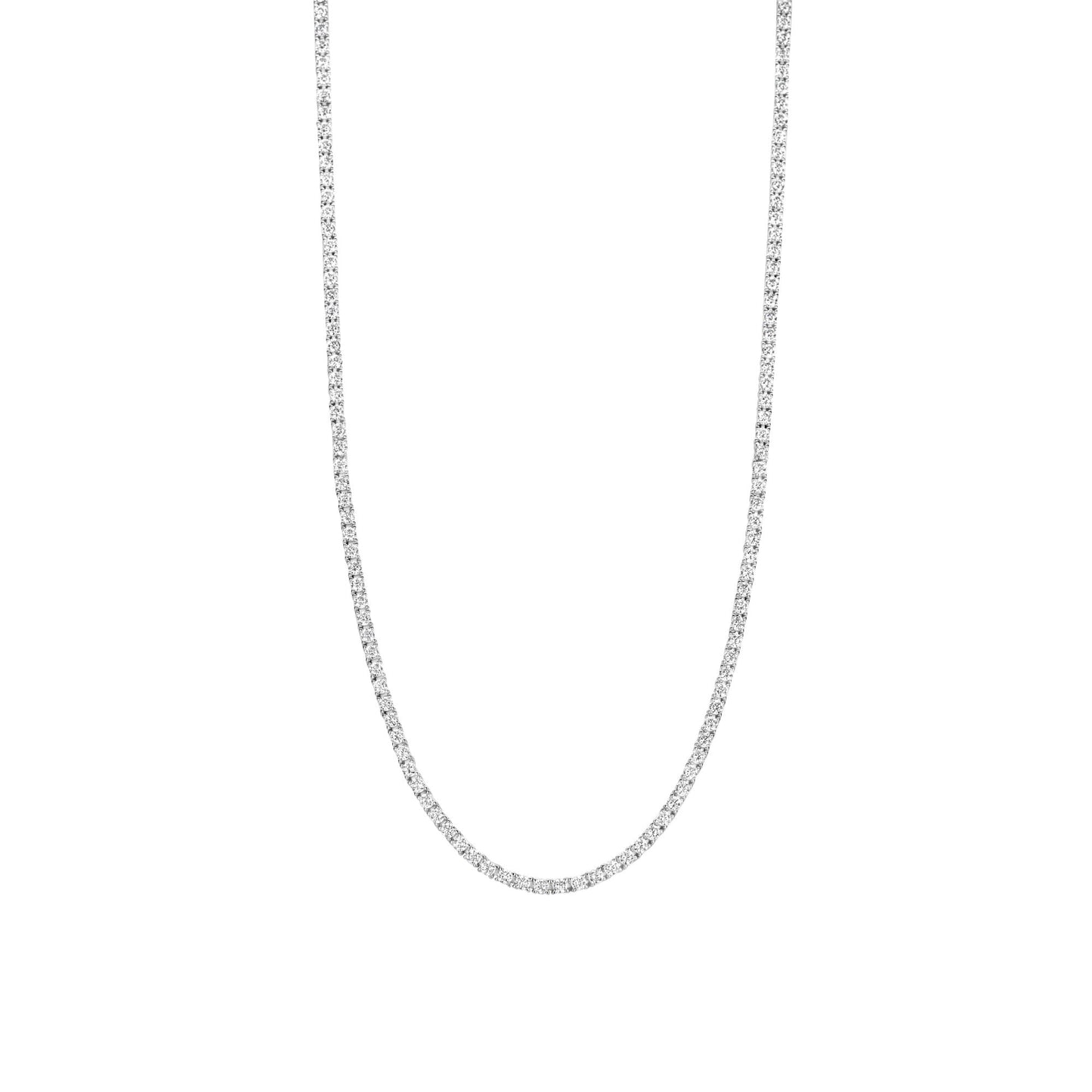 Ti Sento Sterling Silver CZ Necklace 3992ZI