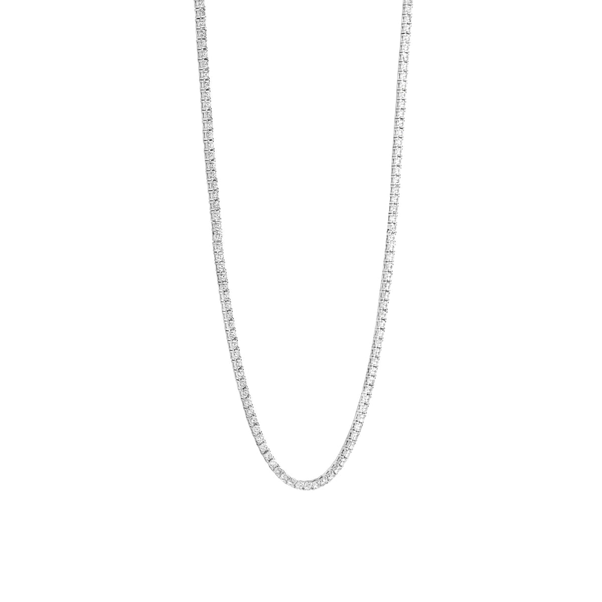 Ti Sento Sterling Silver CZ Necklace 3992ZI