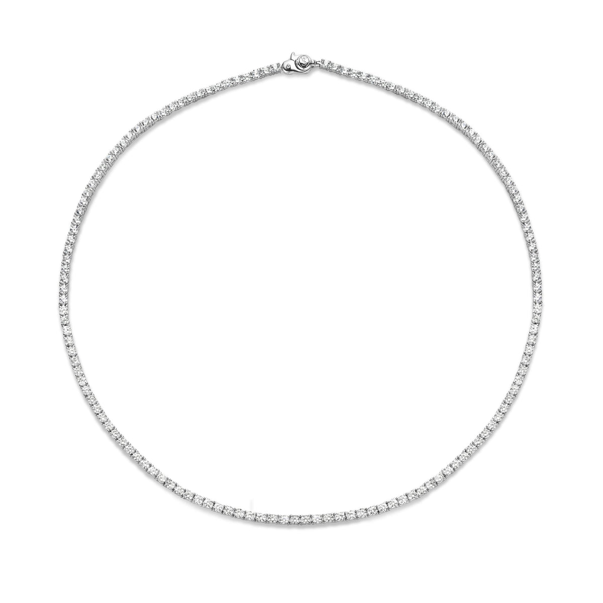 Ti Sento Sterling Silver CZ Necklace 3992ZI