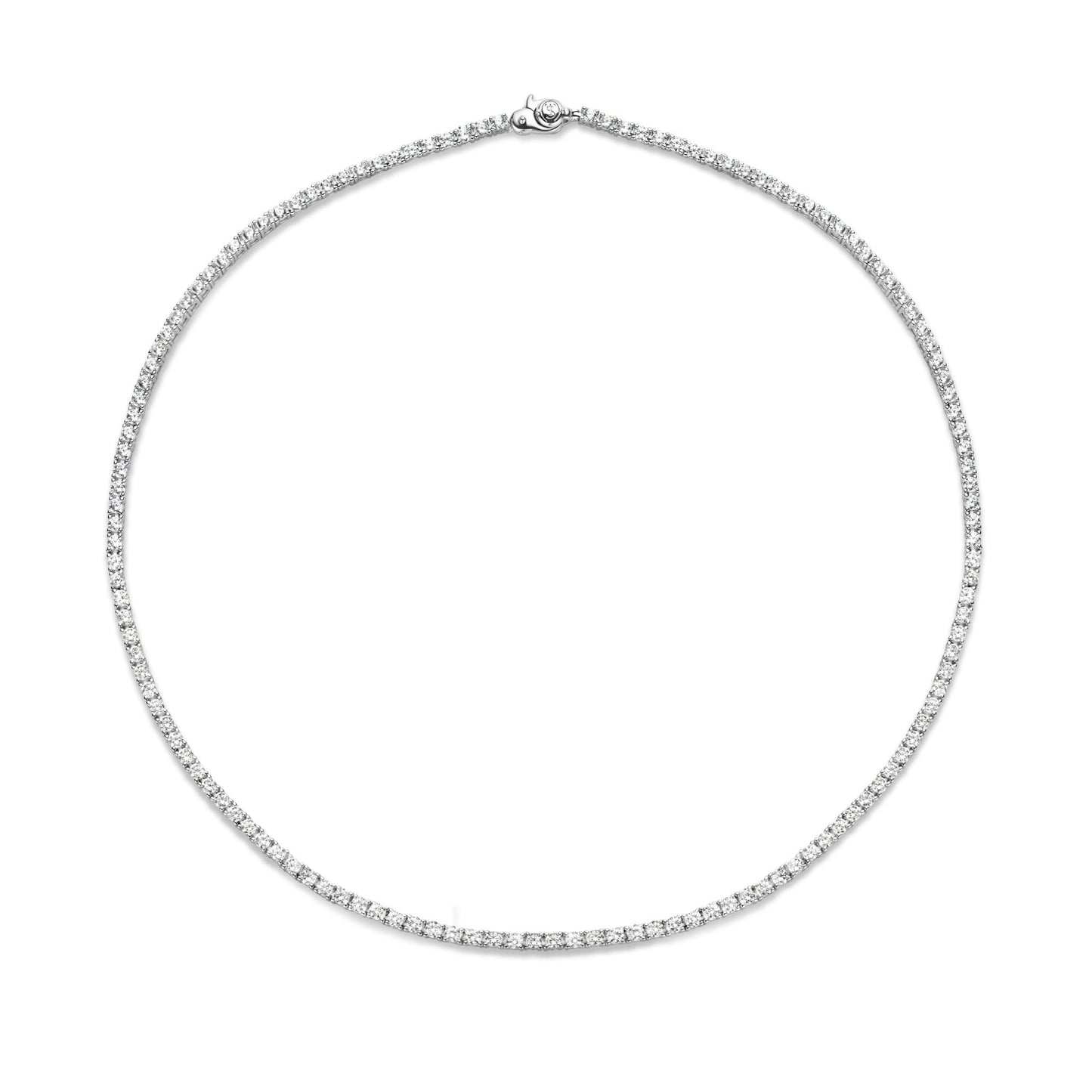 Ti Sento Sterling Silver CZ Necklace 3992ZI