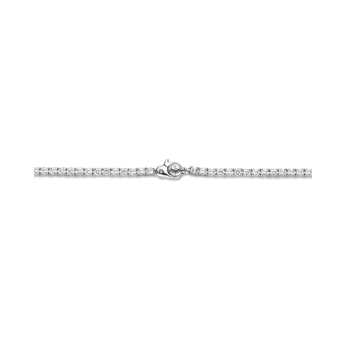 Ti Sento Sterling Silver CZ Necklace 3992ZI