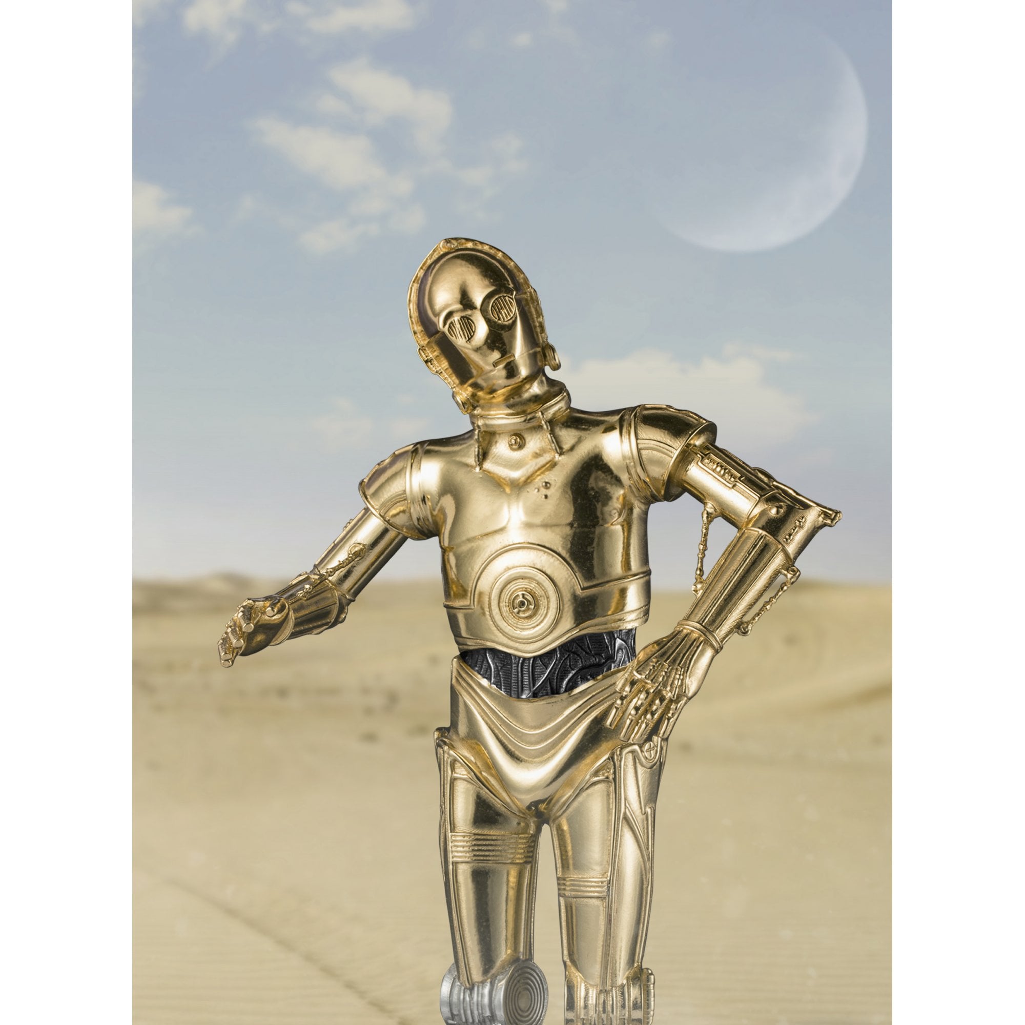 Star Wars C-3PO Limited Edition Gold on Pewter Figurine 017927E