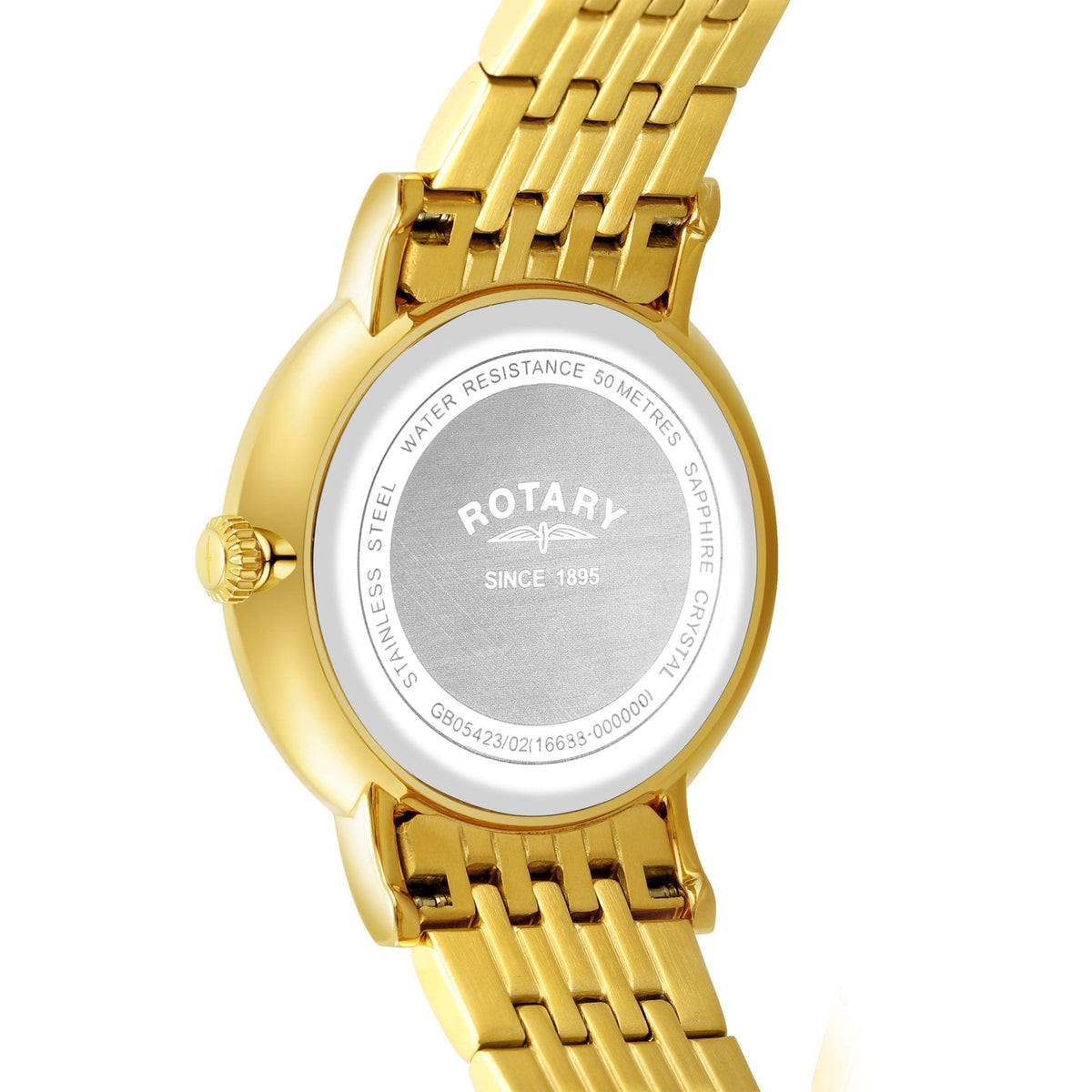 Gents Gold Tone Quartz Watch on Bracelet Windsor GB05423/02