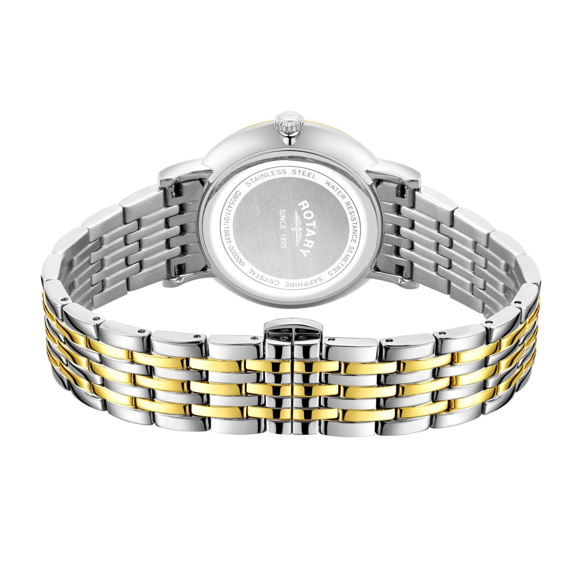 Gents Two Tone Battery Watch on Bracelet Windsor GB05421/01