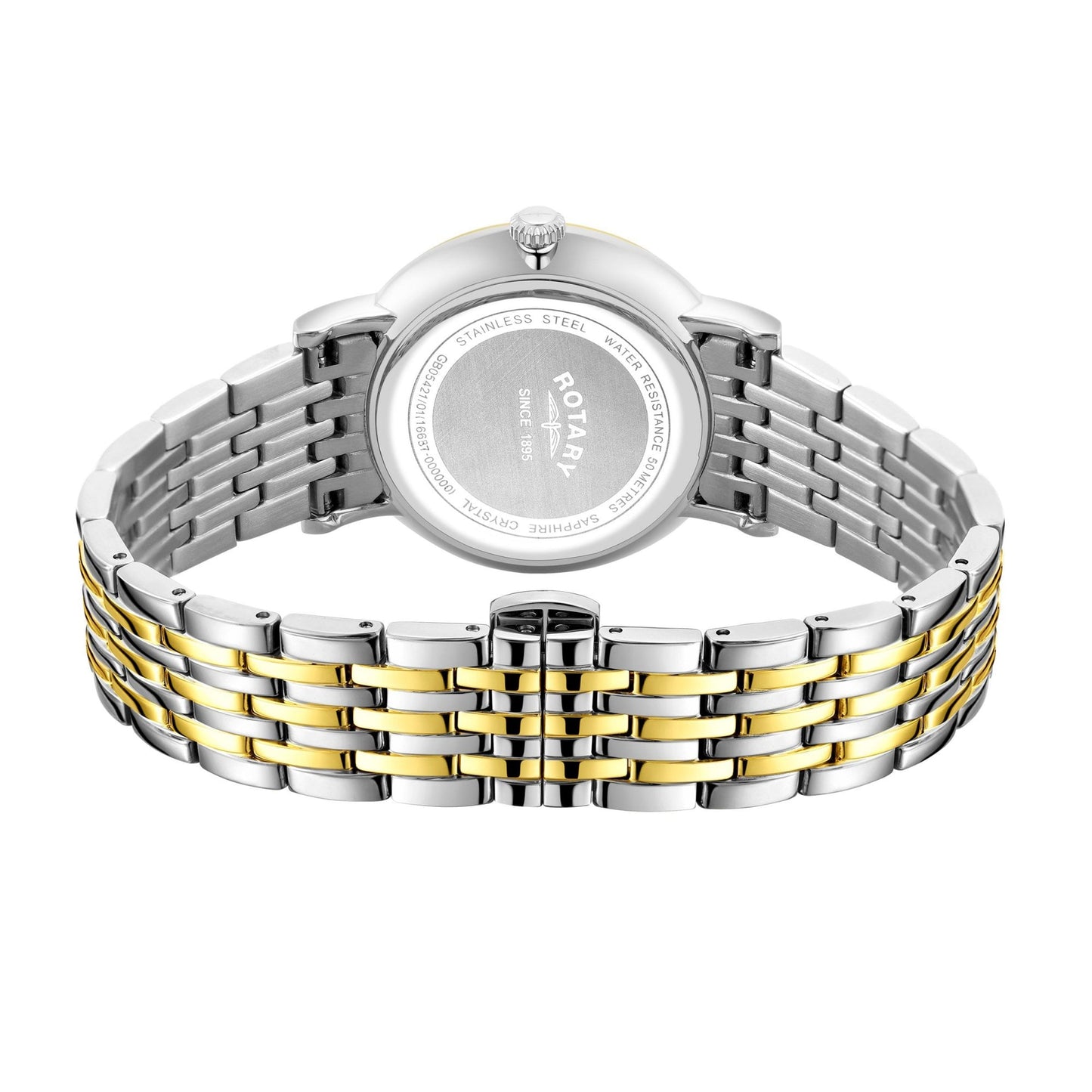 Gents Two Tone Battery Watch on Bracelet Windsor GB05421/01